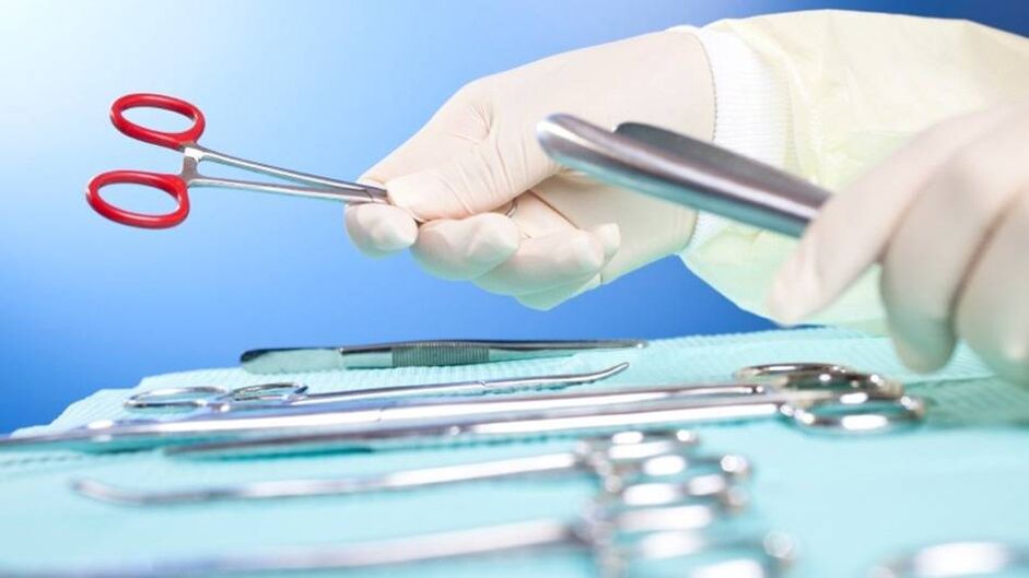 alati za operaciju povećanja penisa